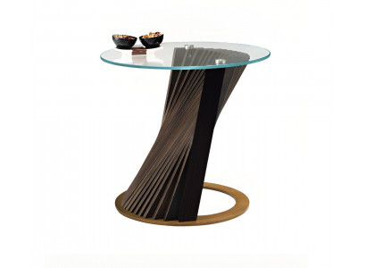 Exklusiver Beistelltisch Einzigartiges Design Wohnzimmer Glastisch