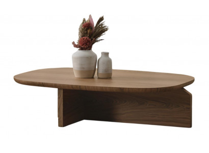 Eleganter Couchtisch aus Walnuss Holz mit modernem Design Hochwertig Möbel