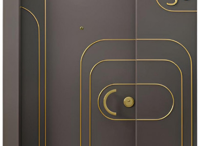 Hellbraune Eingangstür Designer Stahltüren Hoteltüren Wohnungstür