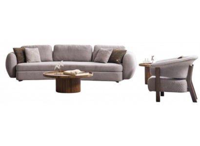 Stilvolle Graue Sofagarnitur Stilvolles Sitzsofa Luxus Sessel Tische
