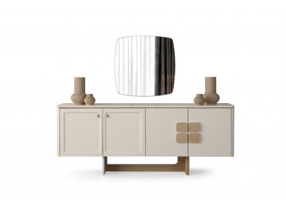 Elegantes Sideboard mit Spiegel für stilvolles Wohnen