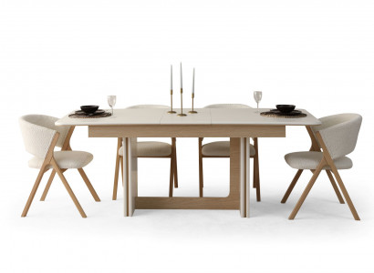 Stilvolles Esszimmer-Set mit Tisch und 6 Stühlen für Ihr Zuhause