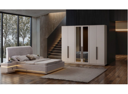 Stilvolles Schlafzimmer Set mit Bett und Kleiderschrank für Ihr Zuhause