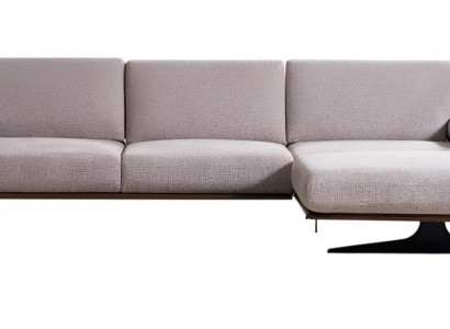 Designer Beiges Stoffsofa Polstercouchen L-Form Ecksofa Luxus Möbel