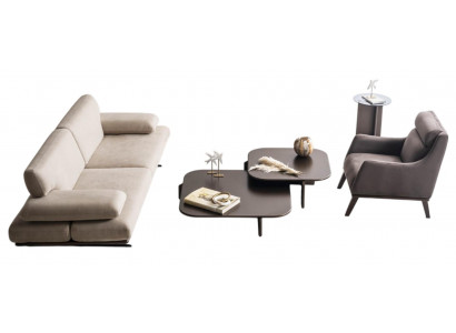 Exklusive Sofa Polstergarnitur Moderner Beistelltisch Couchtisch