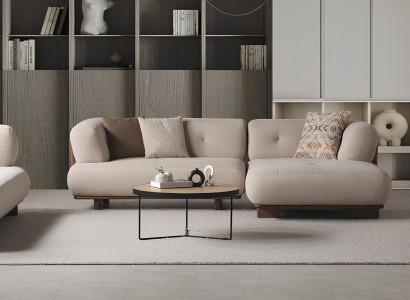 Wohnzimmer-Set Modernes Design Weiß  3-Sitzer-Sofa, Sessel, Ecksofa