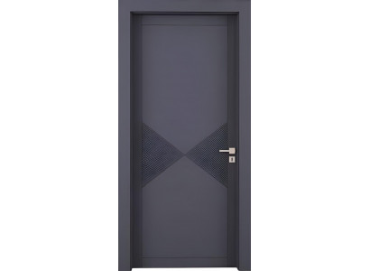 Moderne Graue Innentür Designer PVC-Holztür Edle Wohnungstüren Tür