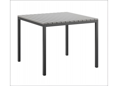 Exklusiver Grauer Gartentisch Designer Ferienhaus Tisch Edle Tische