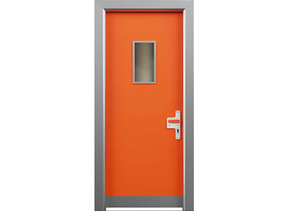 Orange Krankenhaustür Hochwertige Türen für medizinische Einrichtungen