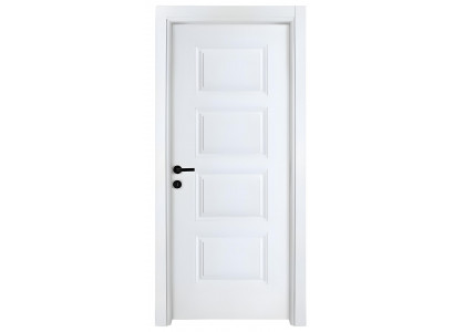 Komplette Weiße Innentür Designer PVC-Beschichtung Sicherheitstüren
