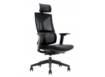 Schwarzer Bürostuhl Designer Drehstuhl Arbeitszimmer Moderne Stühle