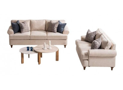 Elegantes Wohnzimmer-Set mit 3-Sitzer und 2-Sitzer – Stilvoll und Komfortabel