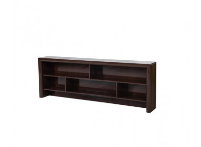 Rückwandkonsole für Sofa brauner Bücherschrank Wohnzimmermöbel