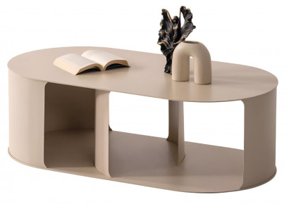 Moderner Wohnzimmer Couchtisch Designer Halbrunder Kaffeetisch
