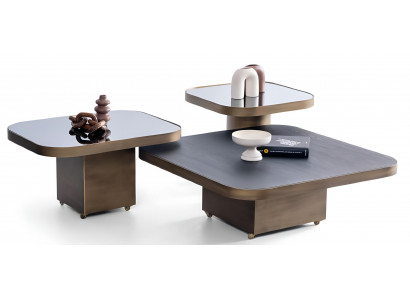 Eleganter Couchtisch-Set Moderne Kaffeetische Stilvolle Beistelltische