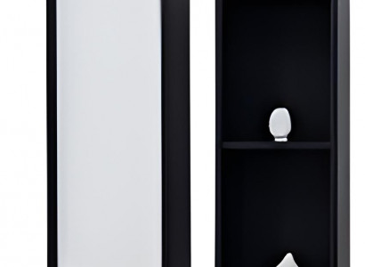 Schwarz-weiße Regale Holzregale für das Wohnzimmer Designermöbel