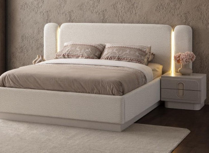 Designer Beige Nachtkommode Schlafzimmer Nachttisch Edle Holzmöbel