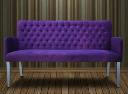 Chesterfield Sofa Bank Couch Sitzbank Wartezimmer Wohnzimmer Büro PRESTON125