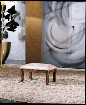 Ottoman Seat Chaise Upholstered Pouf Benches Design Upholstered Stool Footstool